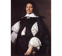 POSTERIIk Vintage Art Print Images Pictures Print Portrait of a Man Frans Hals Modern Colour Posters for Office Home Decor 60x90cm