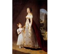 POSTERIIk Vintage Art Print Images Pictures Print Portraits of Marie Annonciade Caroline Bonaparte Princess by Elisabeth Louise Vigee Lebrun Modern Colour Posters for Office Home Decor 60x90cm