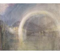 POSTERIIk Vintage Art Print Images Pictures Print Rainbow Over Loch Awe C by Mallord William Turner Modern Colour Posters for Office Home Decor 60x90cm