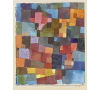 POSTERIIk Vintage Art Print Images Pictures Print Room Architectures on cold-warmby Paul Klee Modern Colour Posters for Office Home Decor 60x90cm