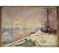 POSTERIIk Vintage Art Print Images Pictures Print Rouen Slush Painting by Jean Baptiste Armand Guillaumin Modern Colour Posters for Office Home Decor 60x90cm