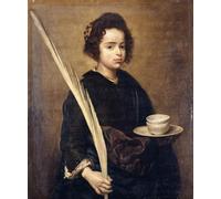 POSTERIIk Vintage Art Print Images Pictures Print Saint Rufina by Diego Rodriguez De Y Velazquez Modern Colour Posters for Office Home Decor 60x90cm