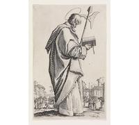 POSTERIIk Vintage Art Print Images Pictures Print St Matthias From the Great Apostles by Jacques Callot Modern Colour Posters for Office Home Decor 60x90cm