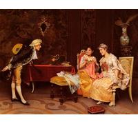 POSTERIIk Vintage Art Print Images Pictures Print Taking a Bow by Adriano Cecchi Modern Colour Posters for Office Home Decor 60x90cm