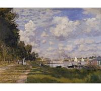 POSTERIIk Vintage Art Print Images Pictures Print the Argenteuil Basin by Claude Monet Modern Colour Posters for Office Home Decor 60x90cm