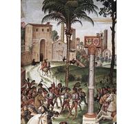 POSTERIIk Vintage Art Print Images Pictures Print the Bishoph Enee Silvio Piccolomini by Bernardino Di Betto Pinturicchio Modern Colour Posters for Office Home Decor 60x90cm