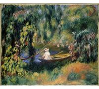 POSTERIIk Vintage Art Print Images Pictures Print the Boat by Pierre Auguste Renoir Modern Colour Posters for Office Home Decor 60x90cm