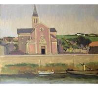 POSTERIIk Vintage Art Print Images Pictures Print the Church of Pollet Dieppe by Walter Richard Sickert Modern Colour Posters for Office Home Decor 60x90cm