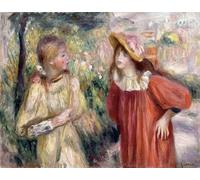 POSTERIIk Vintage Art Print Images Pictures Print the Conversation by Pierre Auguste Renoir Modern Colour Posters for Office Home Decor 60x90cm