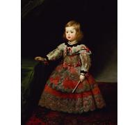 POSTERIIk Vintage Art Print Images Pictures Print the Infanta Maria Margarita of Austria As a Child by Diego Velázquez Modern Colour Posters for Office Home Decor 60x90cm