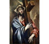 POSTERIIk Vintage Art Print Images Pictures Print the Road to Calvary Christ Carrying the Cross by El Greco Modern Colour Posters for Office Home Decor 60x90cm