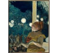 POSTERIIk Vintage Art Print Images Pictures Print the Song of the Dog At the Cafe Concert Painting by Edgar Degas Modern Colour Posters for Office Home Decor 60x90cm