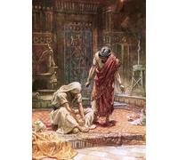 POSTERIIk Vintage Art Print Images Pictures Print the Sorrow of King David by William Brassey Hole Modern Colour Posters for Office Home Decor 60x90cm