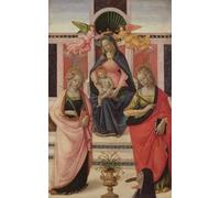 POSTERIIk Vintage Art Print Images Pictures Print Virgin and Child Enthroned with St Ursula and St Catherine by Domenico Ghirlandaio Modern Colour Posters for Office Home Decor 60x90cm