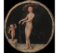 POSTERIIk Vintage Classic Picture Landscape Artwork Christ Is the Object of Passion by Lucas Cranach the Elder Portrait Canvas Painting for Office Home Decor 60x90cm
