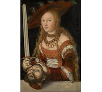 POSTERIIk Vintage Classic Picture Landscape Artwork Damnation and Redemption Law and Grace by Lucas Cranach the Elder Portrait Canvas Painting for Office Home Decor 60x90cm