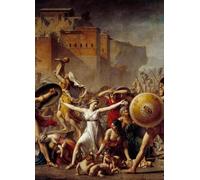 POSTERIIk Vintage Classic Picture Landscape Artwork Detail the Sabines Interposing Between Their Roman Husbands by Jacques Louis David Portrait Canvas Painting for Office Home Decor 60x90cm