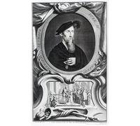 POSTERIIk Vintage Classic Picture Landscape Artwork Edward Seymour of Somerset by Hans Holbein Der Jüngere Portrait Canvas Painting for Office Home Decor 60x90cm