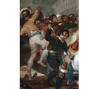 POSTERIIk Vintage Classic Picture Landscape Artwork El Dos De Mayo May or the Charge of the Mamluks by Francisco De Goya Portrait Canvas Painting for Office Home Decor 60x90cm
