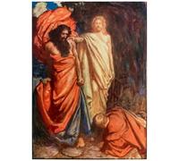 POSTERIIk Vintage Classic Picture Landscape Artwork Faithful Struck Down by Byam Liston Shaw Portrait Canvas Painting for Office Home Decor 60x90cm