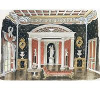 POSTERIIk Vintage Classic Picture Landscape Artwork for pride and Prejudice Produced At St Theatre by Rex Whistler Portrait Canvas Painting for Office Home Decor 60x90cm