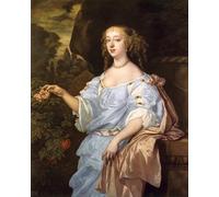 POSTERIIk Vintage Classic Picture Landscape Artwork Henrietta Boyle Countess by Peter Lely Portrait Canvas Painting for Office Home Decor 60x90cm