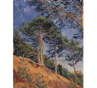 POSTERIIk Vintage Classic Picture Landscape Artwork Jäger Am Abhang Hunter At a Slope by Max Slevogt Portrait Canvas Painting for Office Home Decor 60x90cm