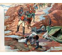 POSTERIIk Vintage Classic Picture Landscape Artwork Joachim Murat Dechu King of Naples Taken Prisoner in Pizzo in Calabria Portrait Canvas Painting for Office Home Decor 60x90cm