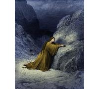 POSTERIIk Vintage Classic Picture Landscape Artwork Mary Magdalene the Repentant Sinner Bible by Gustave Dore Portrait Canvas Painting for Office Home Decor 60x90cm