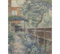 POSTERIIk Vintage Classic Picture Landscape Artwork My Studio Garden by Lucien Pissarro Portrait Canvas Painting for Office Home Decor 60x90cm