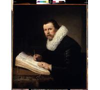 POSTERIIk Vintage Classic Picture Landscape Artwork Portrait of a scholar by Rembrandt van Rijn Portrait Canvas Painting for Office Home Decor 60x90cm