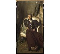 POSTERIIk Vintage Classic Picture Landscape Artwork Portrait of Mrs Alice Brisbane Thurs by John Singer Sargent Portrait Canvas Painting for Office Home Decor 60x90cm