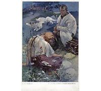POSTERIIk Vintage Classic Picture Landscape Artwork Poster for the Creation of the Ballet princess Hyacinthe by Alphonse Mucha Portrait Canvas Painting for Office Home Decor 60x90cm