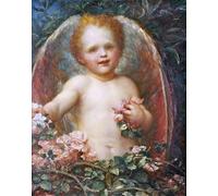 POSTERIIk Vintage Classic Picture Landscape Artwork Promises by George Frederic Watts Portrait Canvas Painting for Office Home Decor 60x90cm