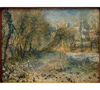 POSTERIIk Vintage Classic Picture Landscape Artwork Schneelandschaft by Pierre Auguste Renoir Portrait Canvas Painting for Office Home Decor 60x90cm