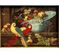 POSTERIIk Vintage Classic Picture Landscape Artwork Stilleben by Balthasar Van Der Ast Portrait Canvas Painting for Office Home Decor 60x90cm