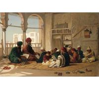 POSTERIIk Vintage Classic Picture Landscape Artwork Sultan Hassan's School Cairo Frederick Goodall Portrait Canvas Painting for Office Home Decor 60x90cm