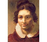 POSTERIIk Vintage Classic Picture Landscape Artwork Suzanne or Portrait Presumed to Be Alexandrine modeste Caruel of Saint by Theodore Gericault Portrait Canvas Painting for Office Home Decor 60x90cm