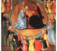 POSTERIIk Vintage Classic Picture Landscape Artwork The Coronation of the Virgin Nero di Bicci Portrait Canvas Painting for Office Home Decor 60x90cm