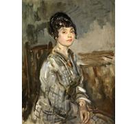 POSTERIIk Vintage Classic Picture Landscape Artwork the Governess by Ambrose Mcevoy Portrait Canvas Painting for Office Home Decor 60x90cm
