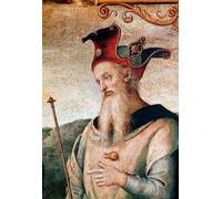 POSTERIIk Vintage Classic Picture Landscape Artwork the Greek Strategy and Statesman Pericles by Pietro Perugino Portrait Canvas Painting for Office Home Decor 60x90cm
