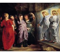 POSTERIIk Vintage Classic Picture Landscape Artwork the Holy Women At the Sepulchre by Peter Paul Rubens Portrait Canvas Painting for Office Home Decor 60x90cm
