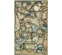POSTERIIk Vintage Classic Picture Landscape Artwork the Nativity by Edward Burne Jones Portrait Canvas Painting for Office Home Decor 60x90cm