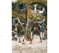 POSTERIIk Vintage Classic Picture Landscape Artwork the Scourging by Jacques Portrait Canvas Painting for Office Home Decor 60x90cm