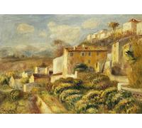POSTERIIk Vintage Classic Picture Landscape Artwork View of the Post Office Cagnes View of the Post Office Cagnes by Pierre Auguste Renoir Portrait Canvas Painting for Office Home Decor 60x90cm