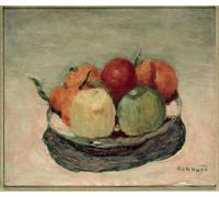 POSTERIIk Vintage Print Pop Art Landscape Artwork Assiette De Fruits Ou Les Pommes by Pierre Bonnard Art Prints for Office Home Decor 60x90cm