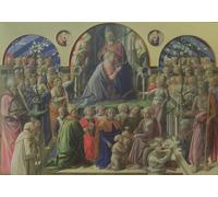 POSTERIIk Vintage Print Pop Art Landscape Artwork Coronation of the Virgin with Saints and Angels by Fra Filippo Lippi Art Prints for Office Home Decor 60x90cm