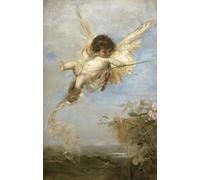 POSTERIIk Vintage Print Pop Art Landscape Artwork Cupid by Julius Kronberg Art Prints for Office Home Decor 60x90cm