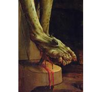 POSTERIIk Vintage Print Pop Art Landscape Artwork Detail From the Crucifixion Scene of the Isenheim Altarpiece by Matthias Grünewald Art Prints for Office Home Decor 60x90cm