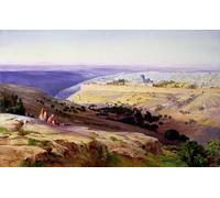 POSTERIIk Vintage Print Pop Art Landscape Artwork Jerusalem by Edward Leaars Art Prints for Office Home Decor 60x90cm